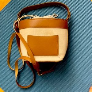 Summer wide canvas bag